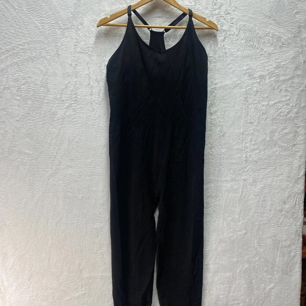 Victoria's Secret Pink Active Seamless One Piece Womens 2XL Black Slinky Active